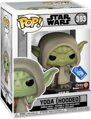 Figurine Funko Pop! N°393 - Star Wars Battlefront - Hooded Yoda (exclusivité Gs)